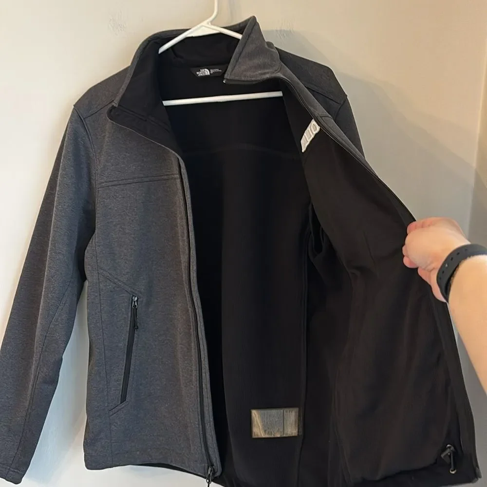 The North Face Men’s Ridgewall Soft Shell warm Jacket Heathered gray medium NWT